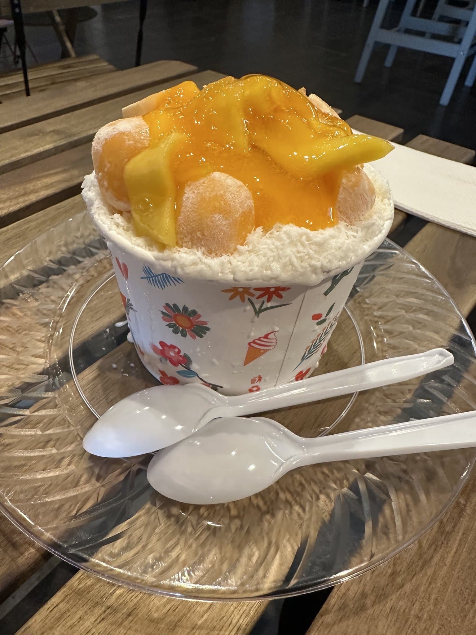 Mango bingsoo at K Dessert Cafe
