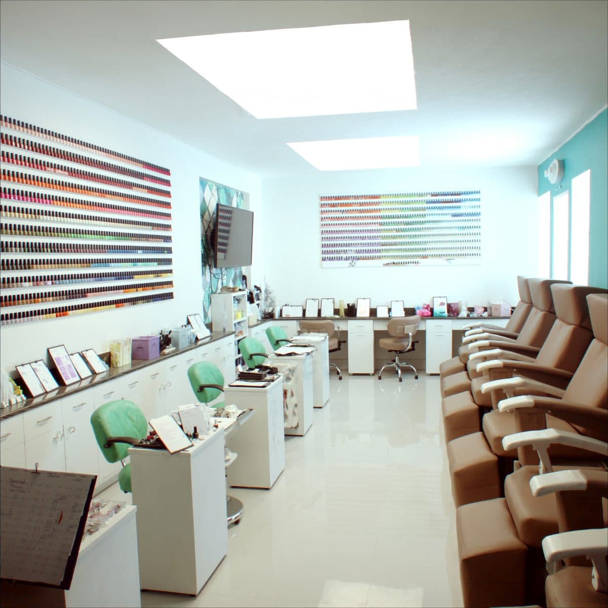 Clean, fresh manicure — the LV Nails standard