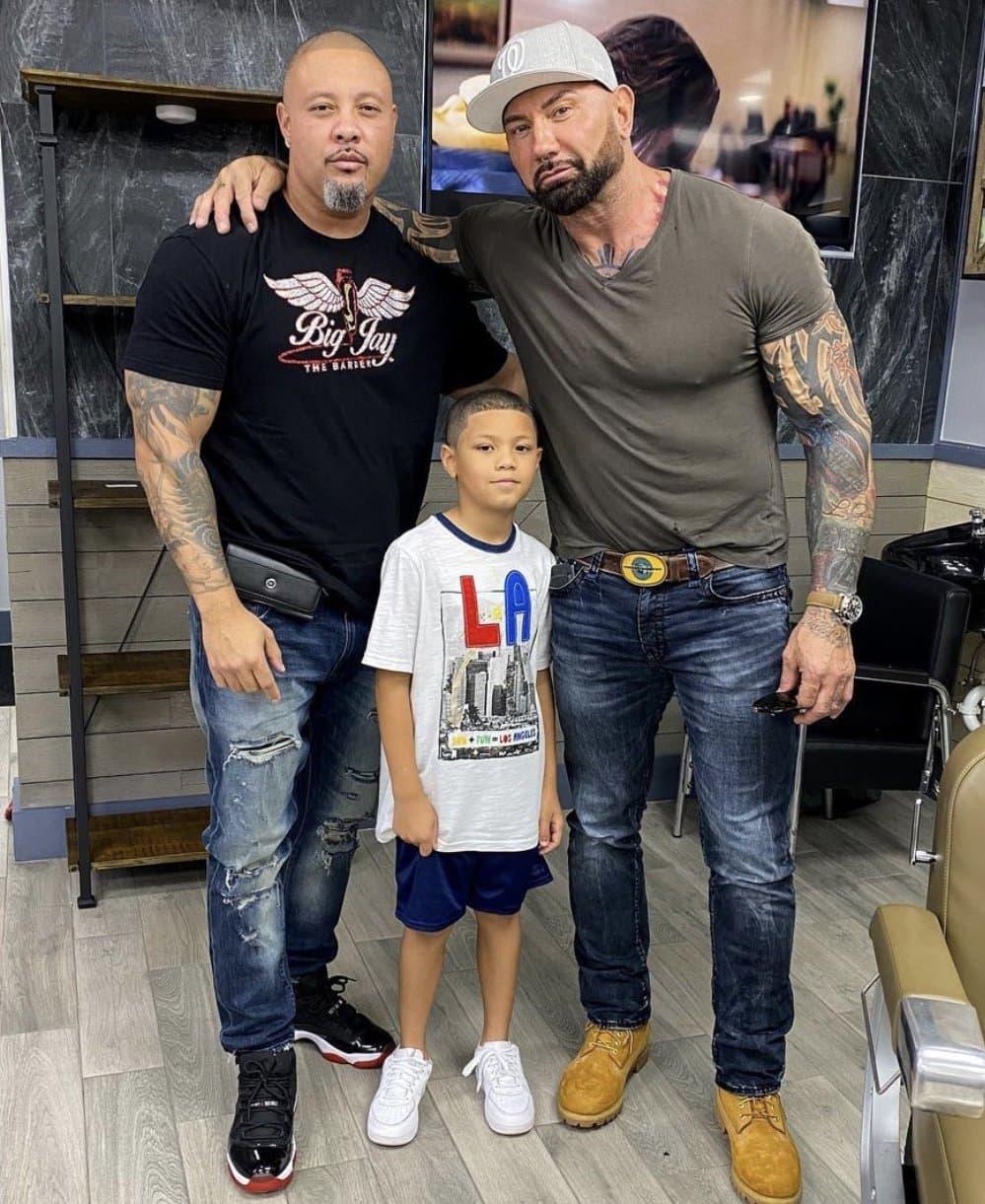Big Jay with Dave Bautista at Razorz Edge