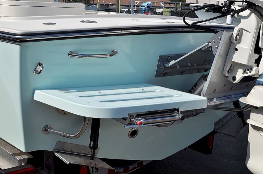 Integrated swim platform